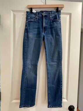 Mother Denim - The Mid-rise Dazzler Ankle Jeans.  Dark Wash.  Size 27.